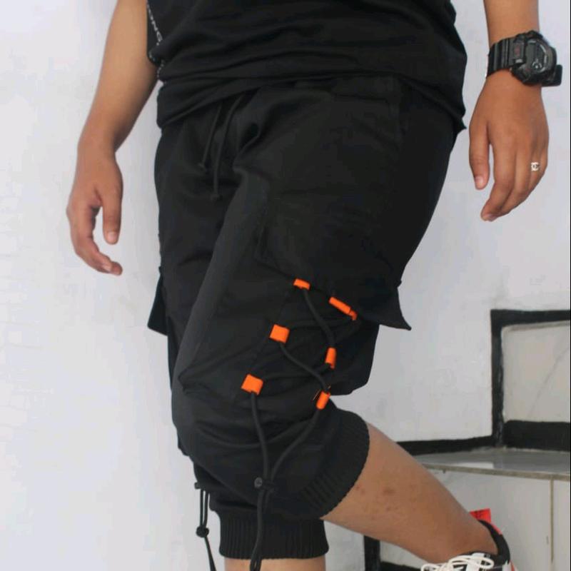 Celana training kain katun 3 4 Uniseks sport model terbaru 6