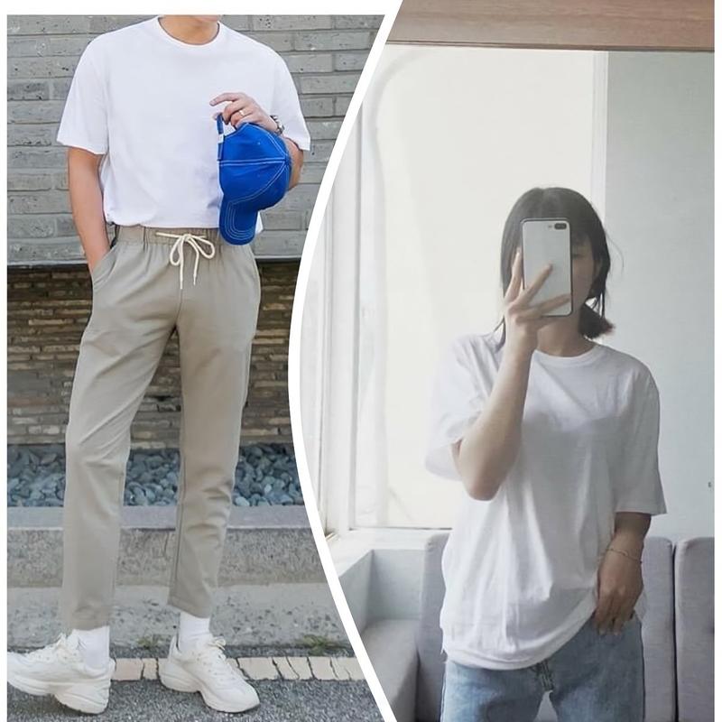 [MUA 2 TẶNG 1] Áo thun trơn Kirk.L-A-N-D Unisex Oversize [Nam,Nữ] - Áo phông cổ tròn 5