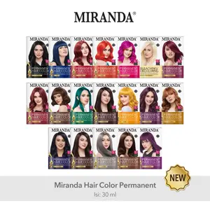 Miranda Hair Color menutupi uban Size [30ml] / Cat Rambut Miranda Ukuran [30ml] / Cat Rambut Permanen / Cat Rambut Tahan Lama