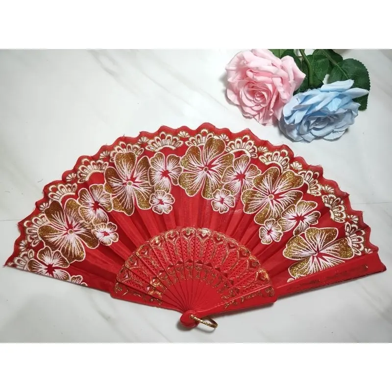 KIPAS TANGAN LIPAT/KIPAS NARI/KIPAS JEPANG/KIPAS CANTIK GLITER 1