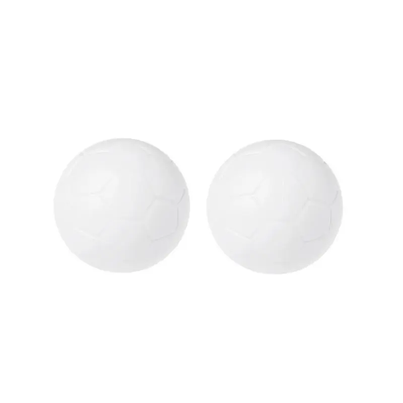 Quả Bóng Đá Bàn, Ruoti, 2 Chiếc, Thay Thế, Bóng Đá Mini Màu Trắng, Làm Bằng Resin, Thích Hợp Cho Trò Chơi Trong Nhà Và Sân Khấu Chính Thức, Bóng Bóng Đá 6