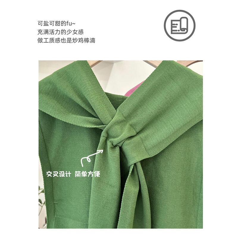Product Introduction of Khăn Quàng Choàng, Trang Phục Nữ, Hàng Mới Về Năm 2025, Sọc Dệt Kim, Nhỏ Và Mỏng, Thích Hợp Cho Mùa Xuân Và Mùa Thu, Cao Cấp, Có Thể Dùng Làm Áo Len Phù Hợp, Áo Khoác, Khăn Quàng Cổ 3