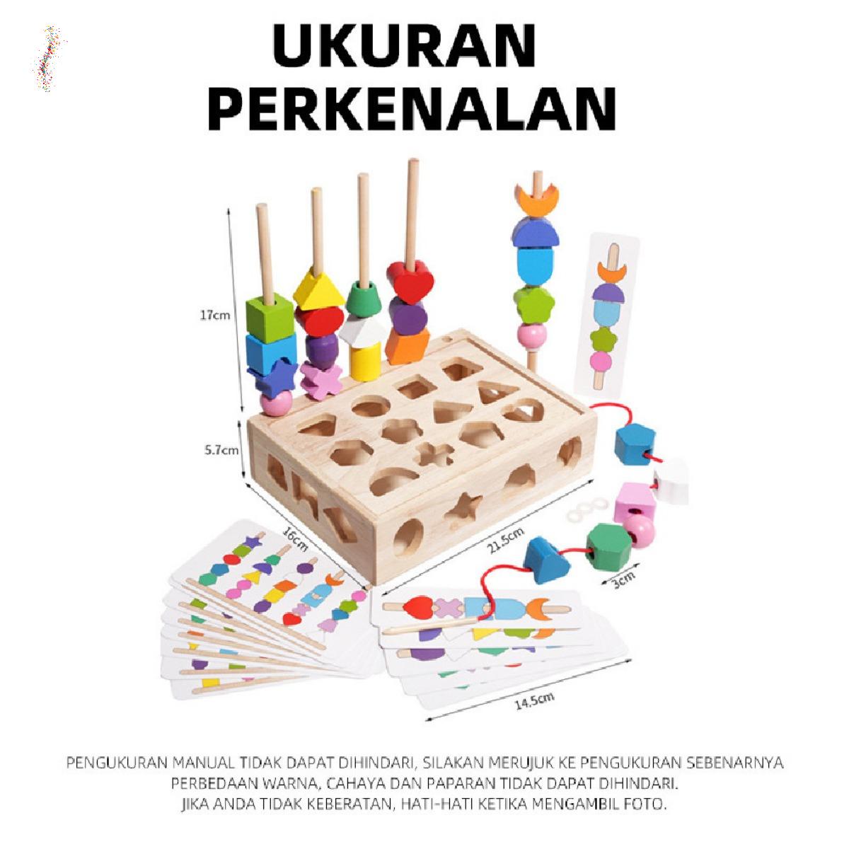 Puzzle Kayu Edukatif Anak Kecil: Mainan Bentuk, Warna, dan Angka untuk Memperkuat Motorik Halus, Kecerdasan Visual, dan Kreativitas Puzzle Kayu Edukatif Anak Kecil: Mainan Bentuk, Warna, dan Angka untuk Memperkuat Motorik Halus, Kecerdasan Visual, dan Kreativitas