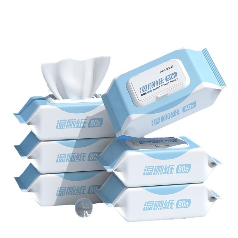 [3 Package Wet Toilet Paper] Family Toilet Cleaner Wet Wipes Private Part Wipe Butt Wet Tissue Unisex Wet Toilet Paper 4
