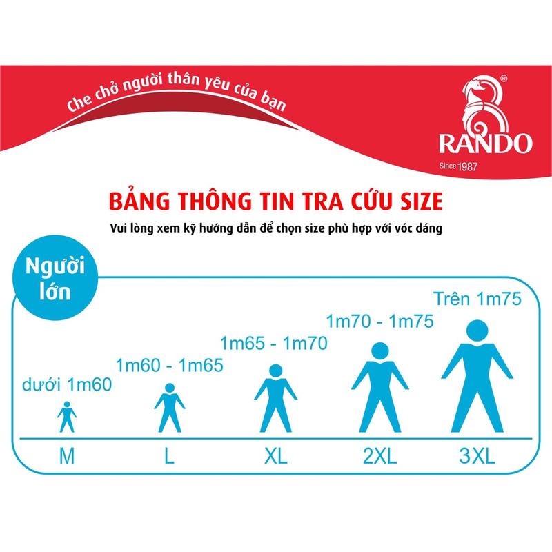 Áo Mưa Bộ Trong Màu Phản Quang, GIÁ SỈ, RANDO Chính Hãng, Nhựa Cao Cấp Không Thấm Nước Dành Cho NamNữ Đi Phượt Đồng 9