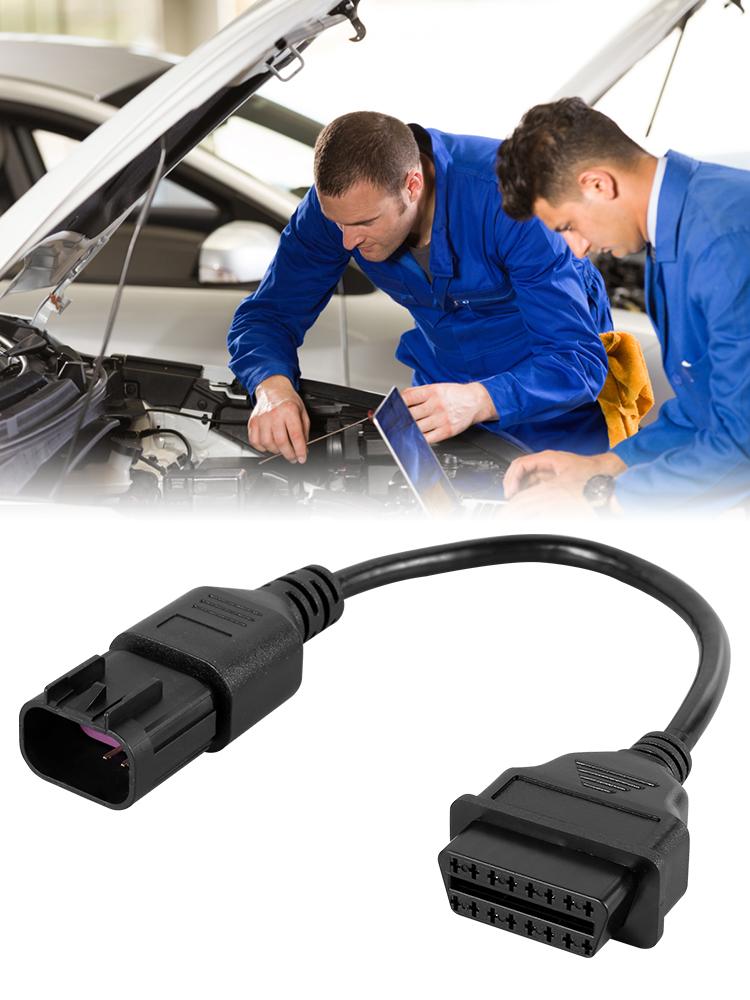 Product Introduction of 16 Pin Female to 8 Pin Diagnostic Adapter Premium Diagnostic Connector Cable Stable Fault Detection Testing Cable Replacement Diagnostic Tool Connector for ATV r2900 32