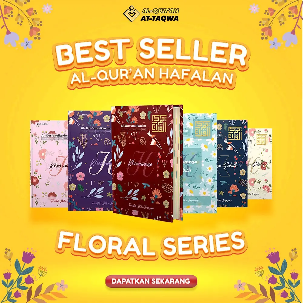 AlQuran Floral Attaqwa | Custom Nama