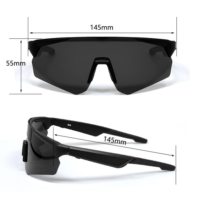Bluetooth Smart Glasses Polarized Sports Glasses With Headphones UV Protection for Women Men Cycling Sunglasses for Android iOS