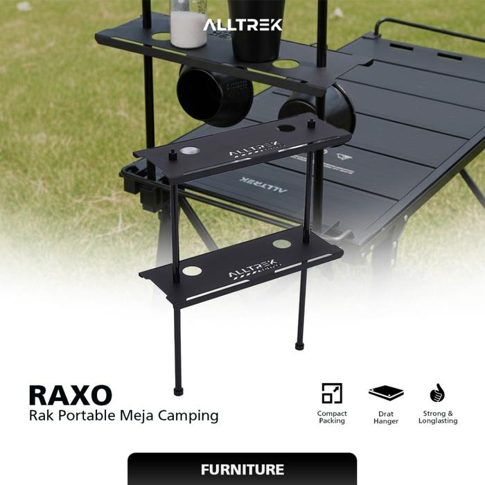 Gambar ALLTREK Desktop Shelves RAXO Rak Portable Meja Camping dari ALLTREK OUTDOOR GEAR Kota Administrasi Jakarta Barat Tokopedia