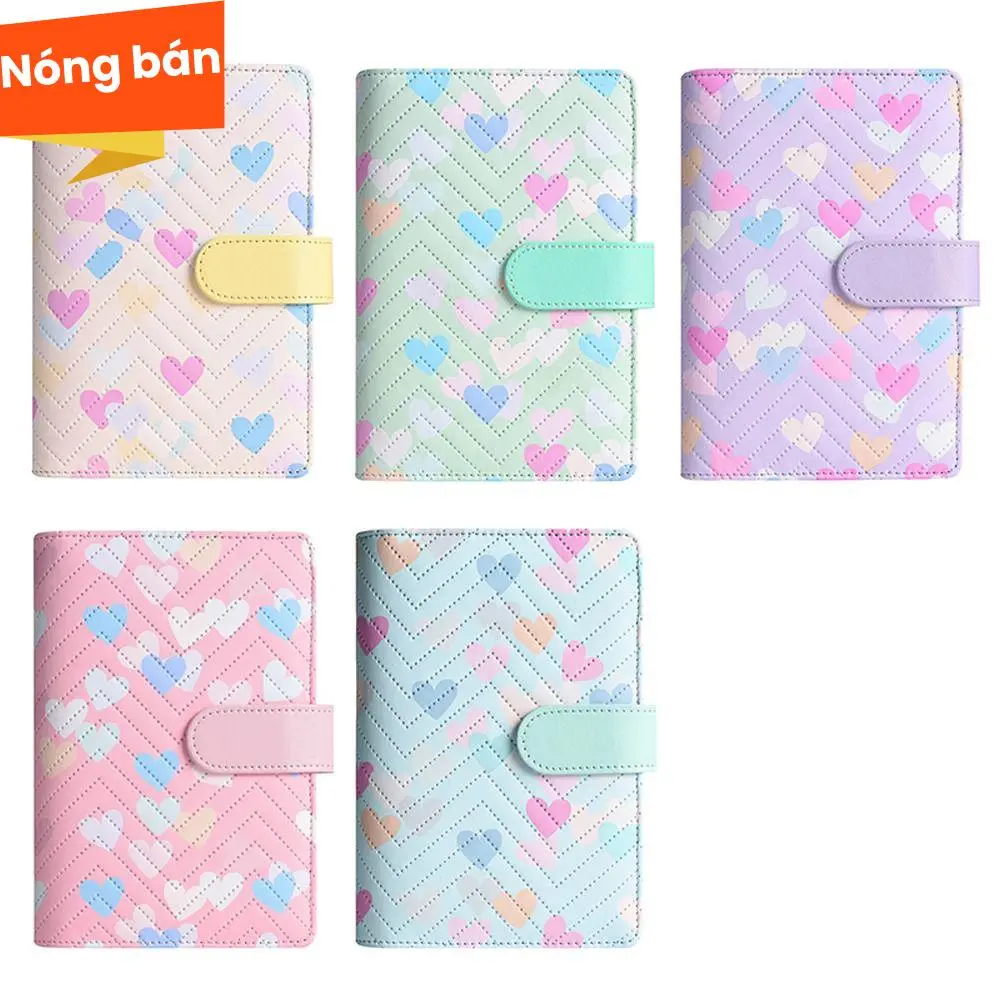 Creative A6 Binder Notebook PU Leather Portable Budget Binder Loose ...