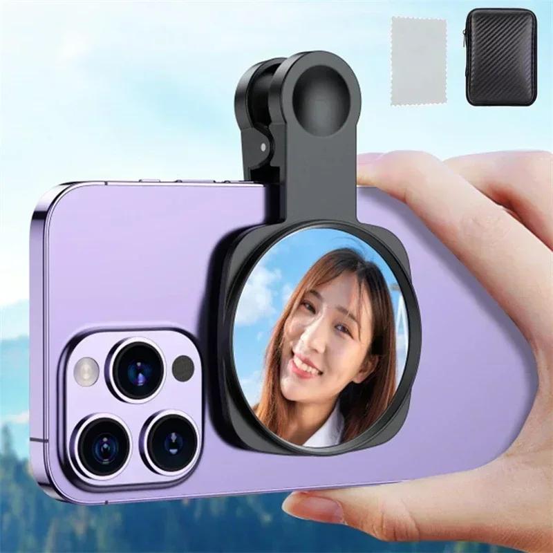 Mirror Clip Phone Smartphone Camera Lens Selfie Mirror Clip Kit ...