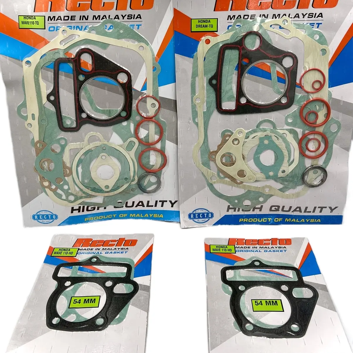 Bộ Ron máy- Ron Quilat RECTO Malaysia dành cho WAVE Dream Cub 67 54mm. Phụ Tùng - Phụ Kiện. Cao Su