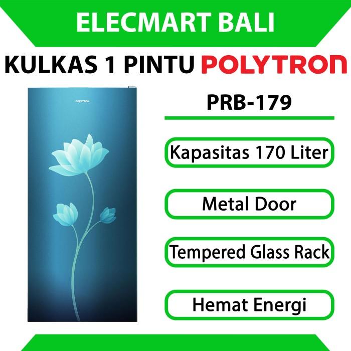 Kulkas 1 Pintu 170 Liter Polytron PRB-179 PRB179 - Shop | Tokopedia