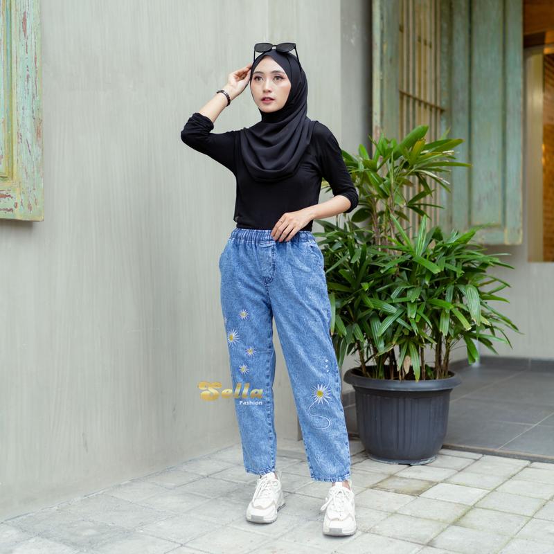 CELANA JEANS WANITA KEKINIAN Panjang 8