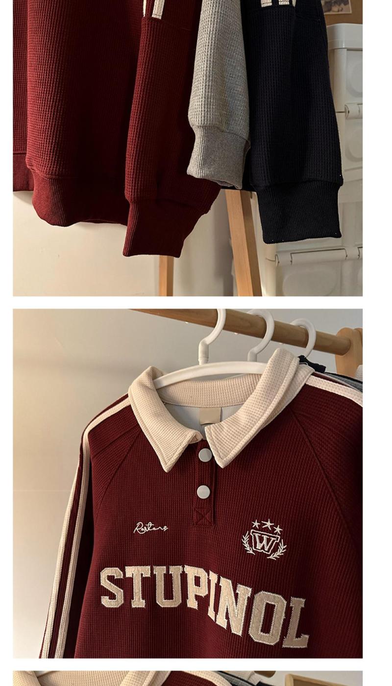 Product Introduction of Áo Polo Phong Cách Preppy Mỹ, Hàng Mới Về Năm 2024, Thiết Kế Sọc Và Màu Tương Phản, Chắp Vá, Dành Cho Nam Và Nữ, Dáng Rộng Vừa Vặn, Dài Tay, Áo Mặc Bên Trong Cơ Sở, Thời Trang Menswear Shirt 4