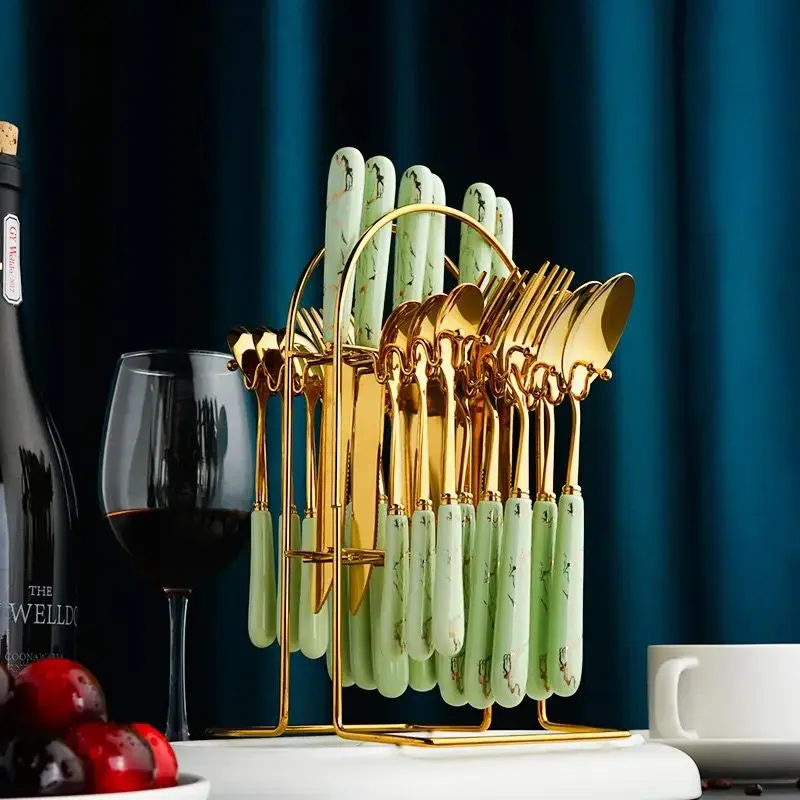 SENDOK SULTAN SET SENDOK GOLD CUTLERY SET STAINLESS STEEL SENDOK MAKAN - zansen 5