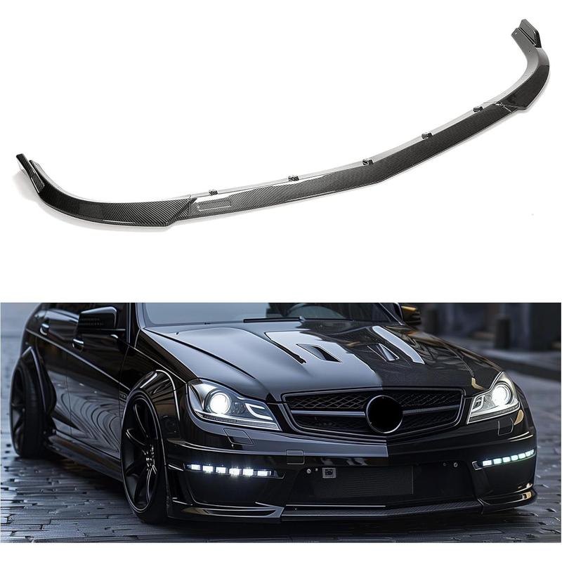 Kojem Front Bumper Lip Compatible with 2012-2014 Mercedes Benz W204 C ...