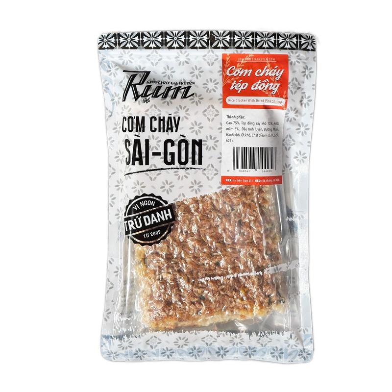 Cơm cháy Tép Đồng Rụm Sài Gòn  ( MIẾNG LẺ) 200gr Snack Ăn Vặt 0