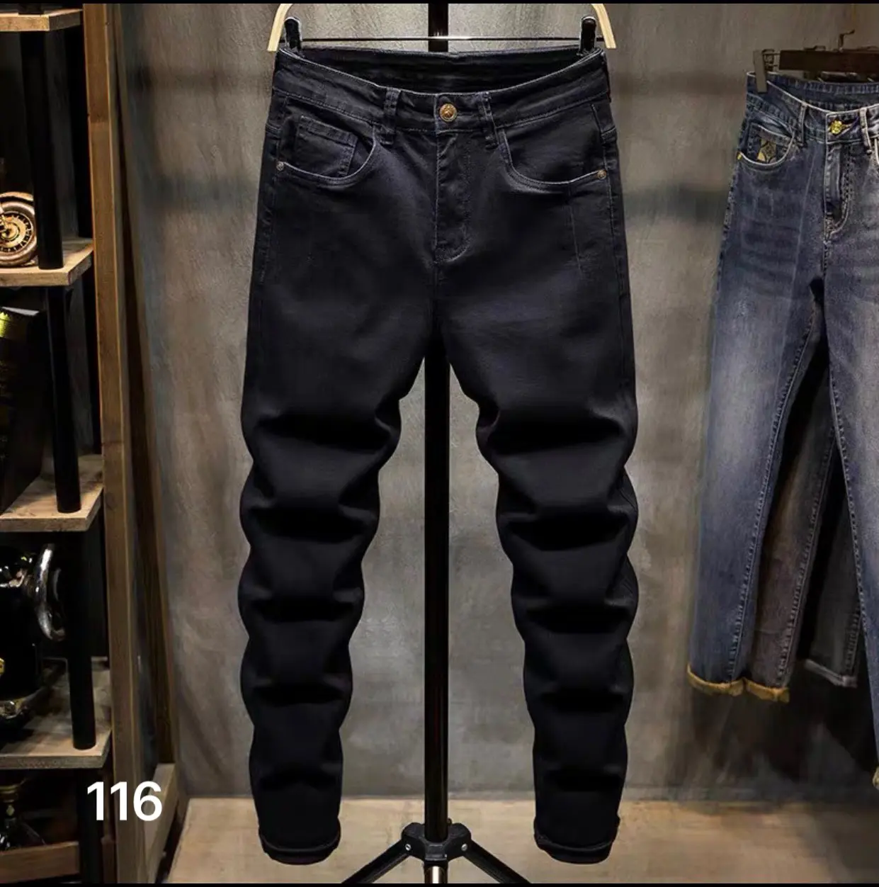 Quần Jean Dài Nam Cao Cấp Form Slim Fit chất liệu jean bò co giãn  nhẹ 4 chiều, Đường may tỉ mỉ, chắc chắn có nhiều mẫu mới dành cho nam Pants Menswear quanjeannam quannamdep jean