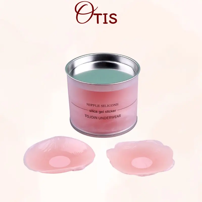 Miếng Dán Ngực Silicon, Otis, 5 Cặp, Có Thể Tái Sử Dụng, Miếng Dán Ngực, 9990 Nữ Women Voi Sen