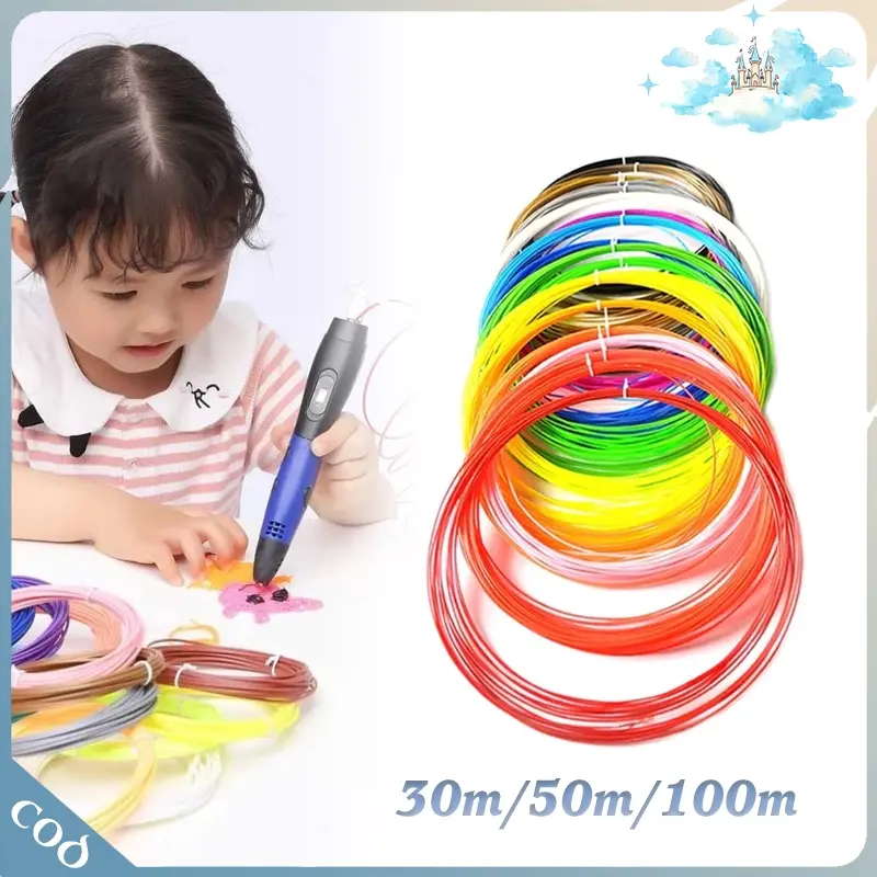 -3m Dan 5m- PLA Filament Untuk Pena 3D Cetak Cepat Permukaan Halus Cocok Untuk Anak Alat Tulis 3D