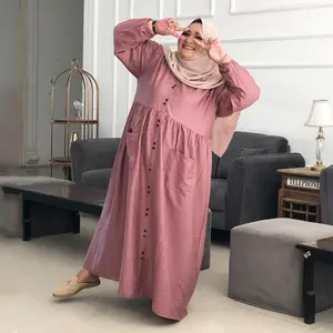 Gamis Jumbo LD 110 120 130 140 Rayon Kekinian Devina Dress