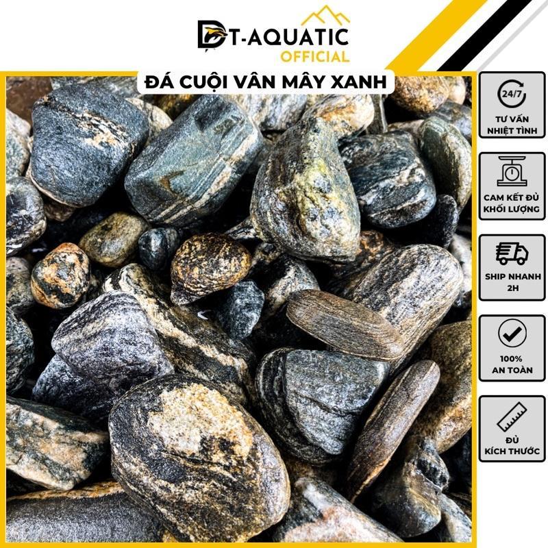 Đá Cuội Vân Mây Xanh (1kg) Setup Bể Thuỷ Sinh Trang Trí Bể Cá Cảnh