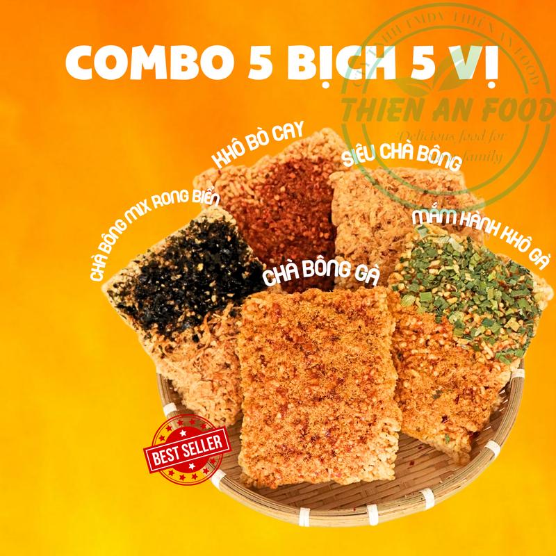 THIÊN AN FOOD -COMBO Cơm Cháy   Siêu Ngon - Ăn Vặt Thức Ăn Food ngọt   đồ ăn nhẹ khô Snack Ăn Vặt snackkingdom vị chua ngọt ít đường cơm cháy com  chay mam bánh  tráng tóp  mỡ tóp  mỡ mix