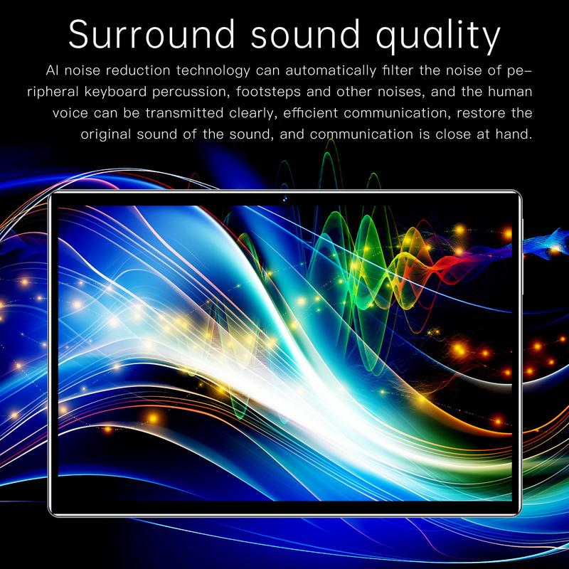 Product Introduction of New 10.1-inch Android tablet pc full HD screen GPS Bluetooth Dual card kids  tablet ipad  air Smartphone Cellphone 6