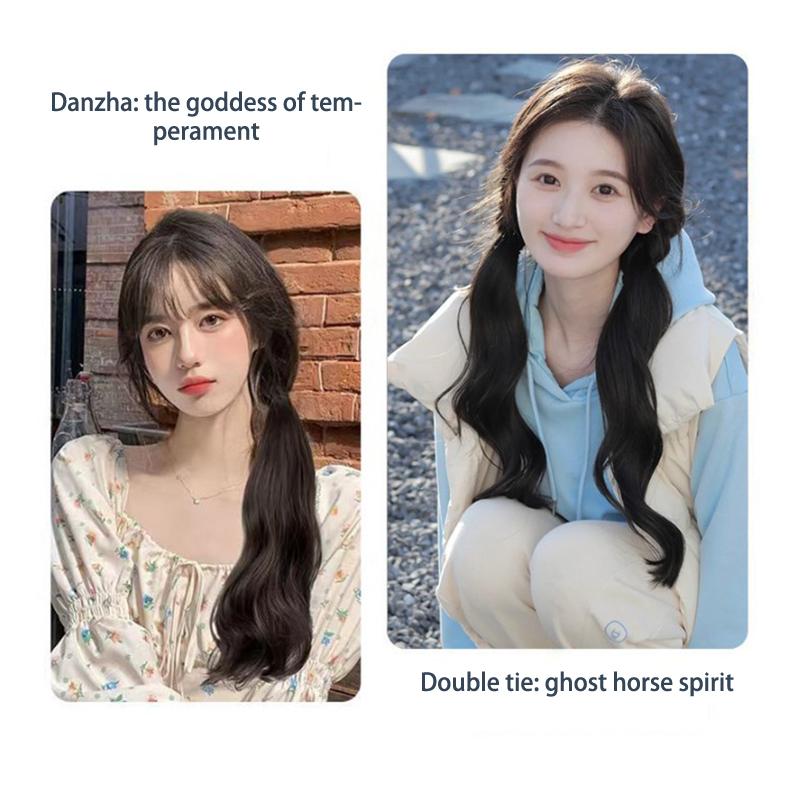Product Introduction of Rambut Palsu Ekor Kuda, Gaya Tali Kepala, Jalinan Simulasi, Untuk Wanita, Rambut Palsu Ekor Kuda Tinggi, Gaya Rambut Sanggul, Aksesori Rambut, Alat Penggayaan, Fesyen 20
