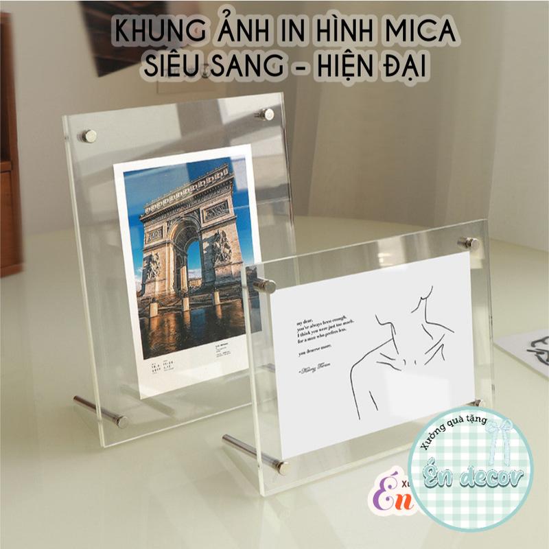 Khung ảnh 10x15, 13x18, 15x21 Mica Để Bàn Sang Trọng, Đẹp mọi góc nhìn, Hỗ trợ…
