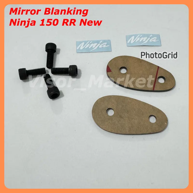 Mirror Blanking Ninja 150RR New / Cover Tutup Spion Ninja 150RR 1