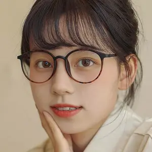 GF Kacamata Anti Blue Light Anti Radiasi Blue Ray Gaya Korea 2022 Bentuk Bulat Oval untuk Pria dan Wanita 6814