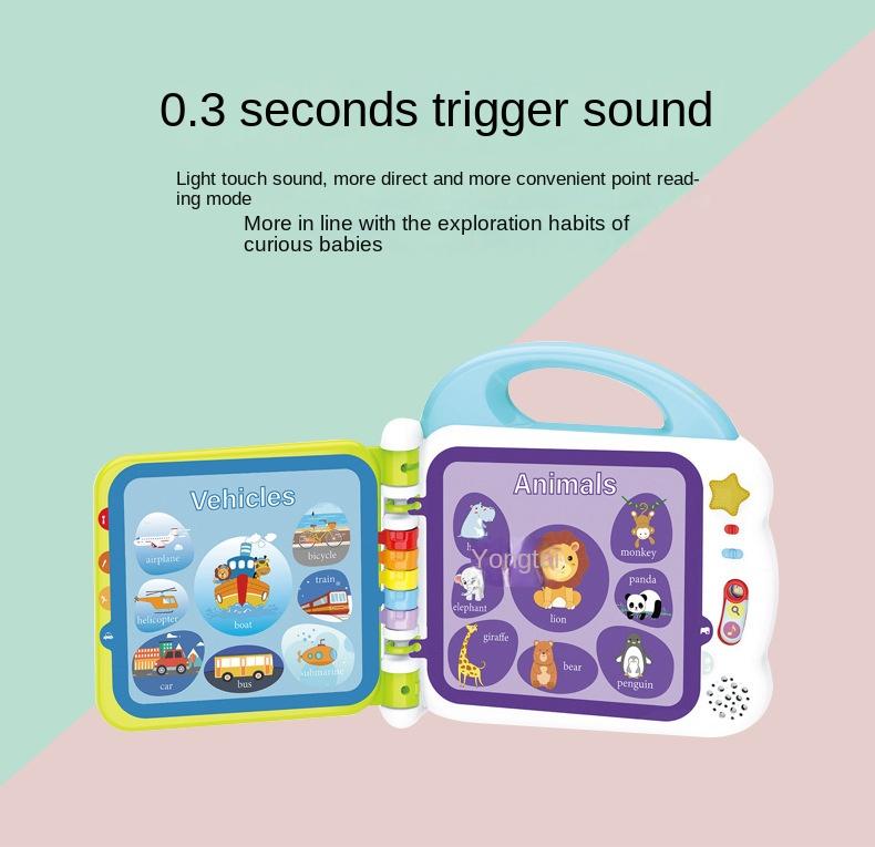 Product Introduction of English Reading Machine Enlightenment Book Baby Toys Early Learning Machine Baby and Infant Toys 3
