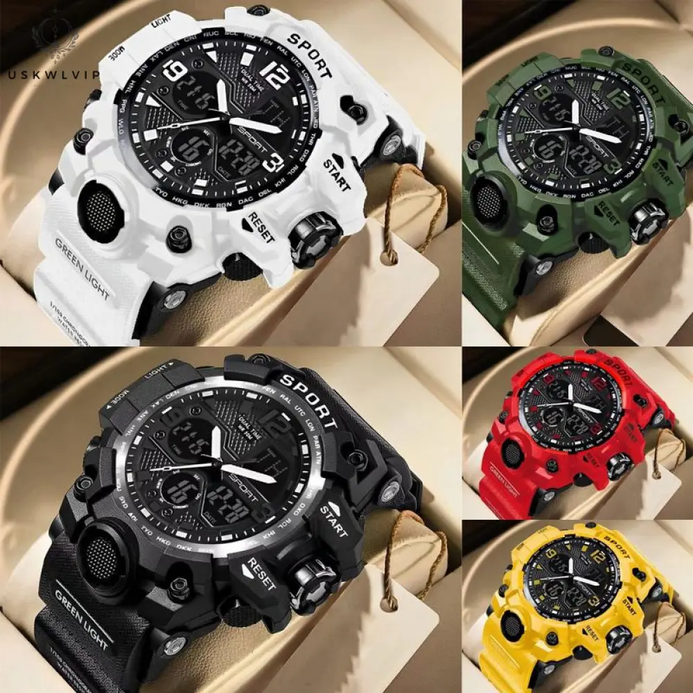 Men Sports Watches High Quality Technology Sense Waterproof And Durable Watch For Men