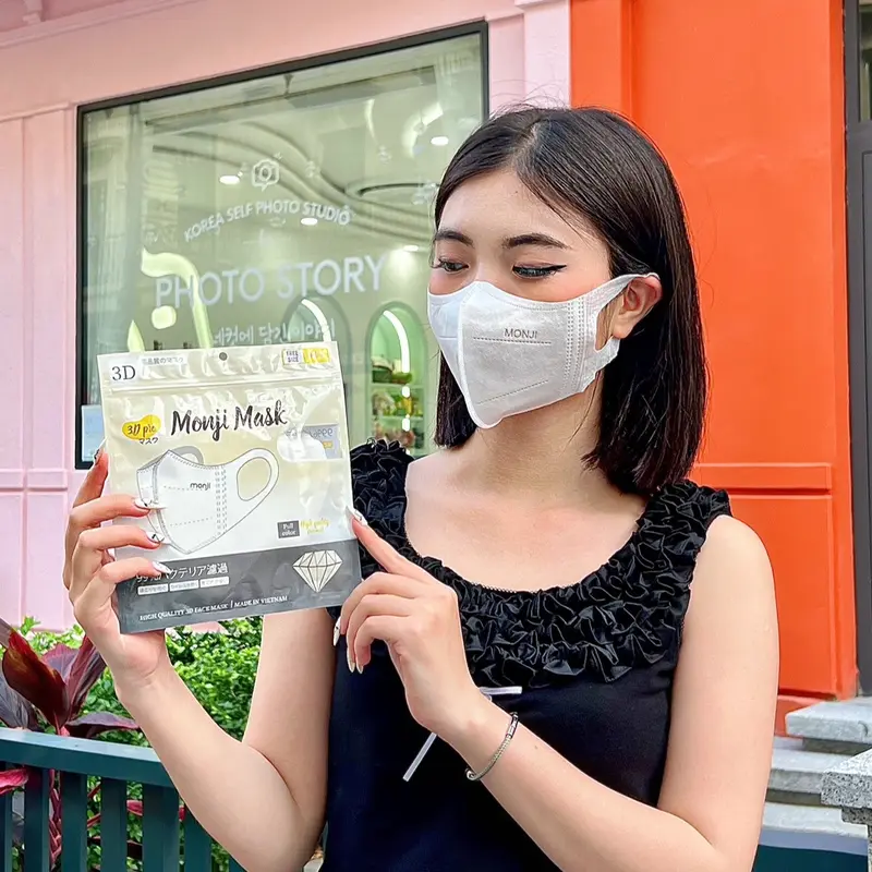 200 Chiếc Khẩu Trang SOÁI CA - 3D Pro Monji Cao Cấp, Công Nghệ Nhật Bản Mask 3 Lớp Kháng Khuẩn Chống Tia UV Nam Phụ Kiện 6