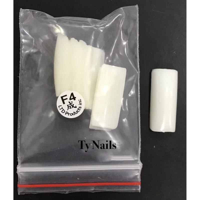 Combo 10 gói móng giả F4 vẽ móng, nhét ngón tay giả silicon, móng màu đục