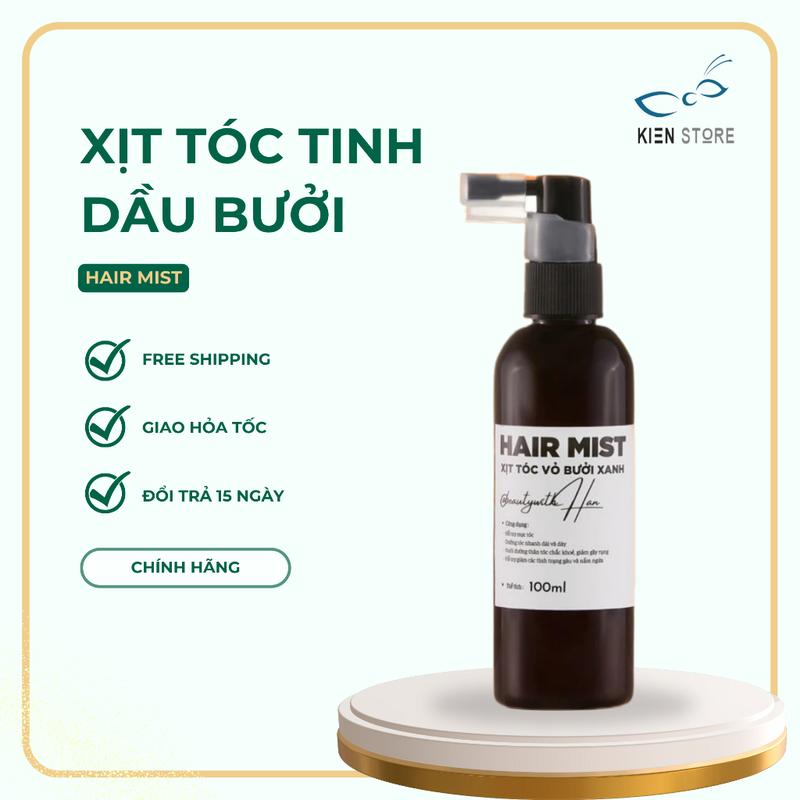 Xịt kích mọc tóc tinh dầu Vỏ Bưởi Xanh 100ml - HAIR MIST