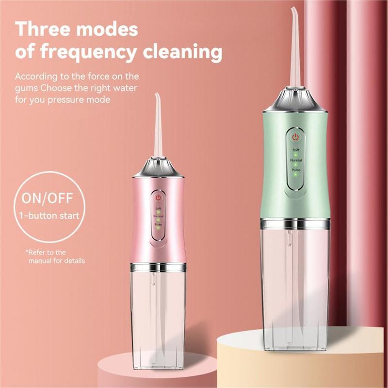 Comfort Electric Water Flosser Tools, 1 Set Durable Portable Rechargeable Oral Irrigator with 4 Multifunctional Nozzle, Personal Oral Care Tools, Daily Care Halloween Christmas Gift, Fall Essentials, Gift For Women Multicolor 2