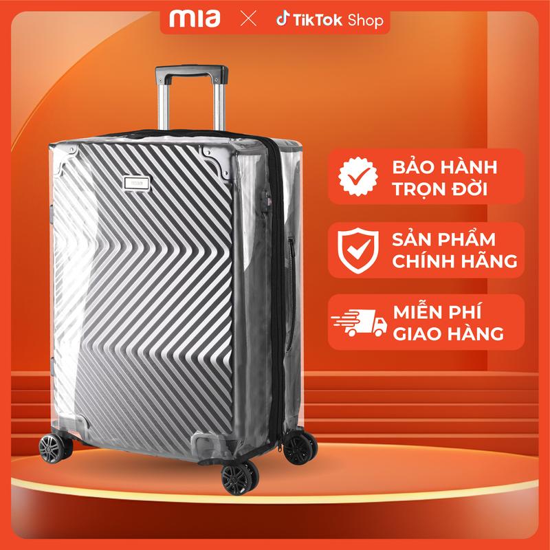 Bao trùm Vali The Travel Star Trong suốt - Áo trùm vali kéo du lịch tiện lợi. đóng mở vali nhanh chóng Phụ Kiện
