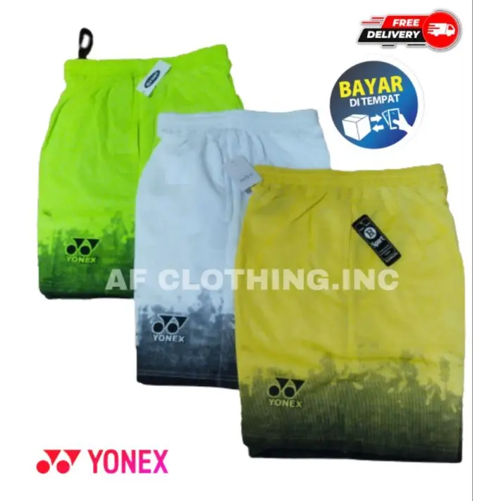 Celana Pendek Pria Olahraga Badminton Diadora Kolor Pendek Modern Premium Bulutangkis Wanita Seragam cuci kering size l(bb40-75kg)