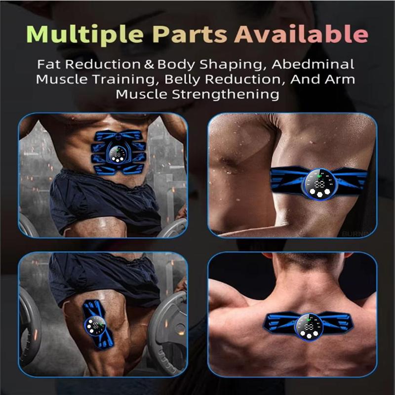 Product Introduction of Electric Abdominal Muscle Stimulator, 1 Set USB Rechargeable Abdominal Muscle Exerciser, Muscle Training Tool for Home Gym, Fitness Equipment for Men & Women 2