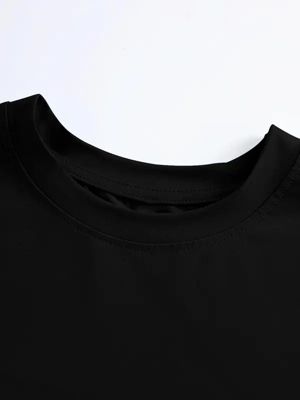 Men's Letter Print Round Neck Tank Top, Loose Casual Crew Neck Sleeveless Top for Summer, Fashion Men's Clothes for Daily Wear, Socks 2