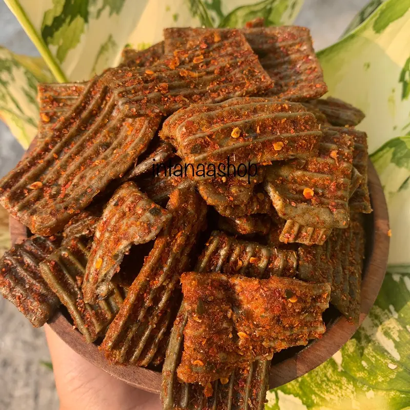 Kerupuk jengkol pedas daun jeruk 100gr 4
