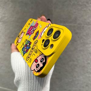 Nohara Xiaoxin for 16 All-Inclusive Apple 15promax Phone Case Iphone14/12/11/13 Drop-Resistant XS