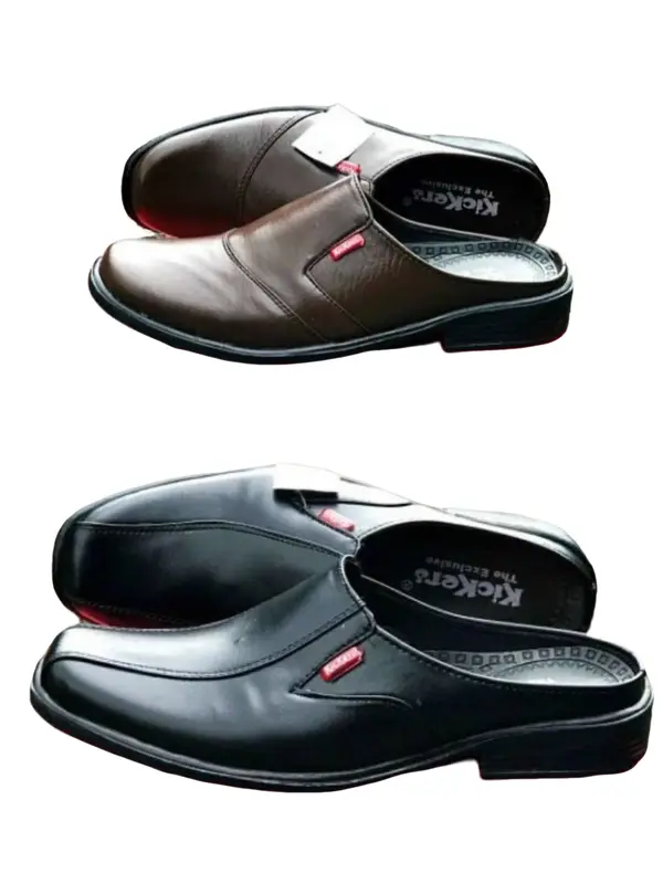 SANDAL SEPATU PRIA CASUAL BUSTONG MURAH KUALITAS BAIK Kickers Kasual Shoes Selop Karet 0