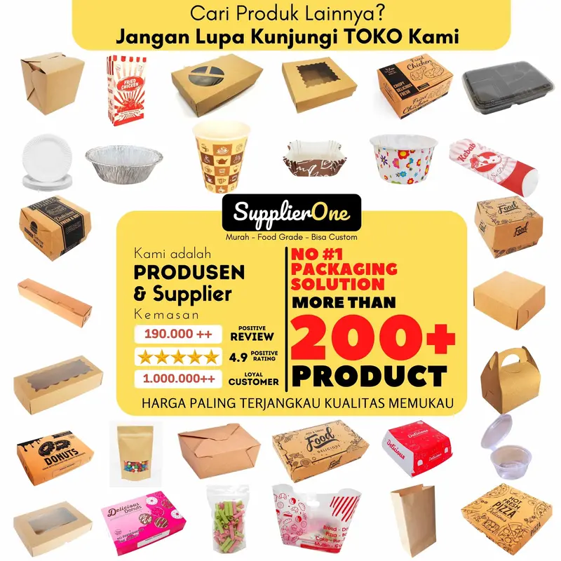 Kantong Fried Chicken 50 Pcs / Kemasan Fried Chicken / Bungkus Fried Chicken / Wadah Fried Chicken / Kantung fried Chicken 3