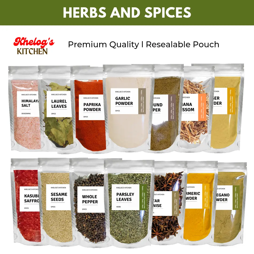 Herbs and Spices in Resealable Pouch 50G