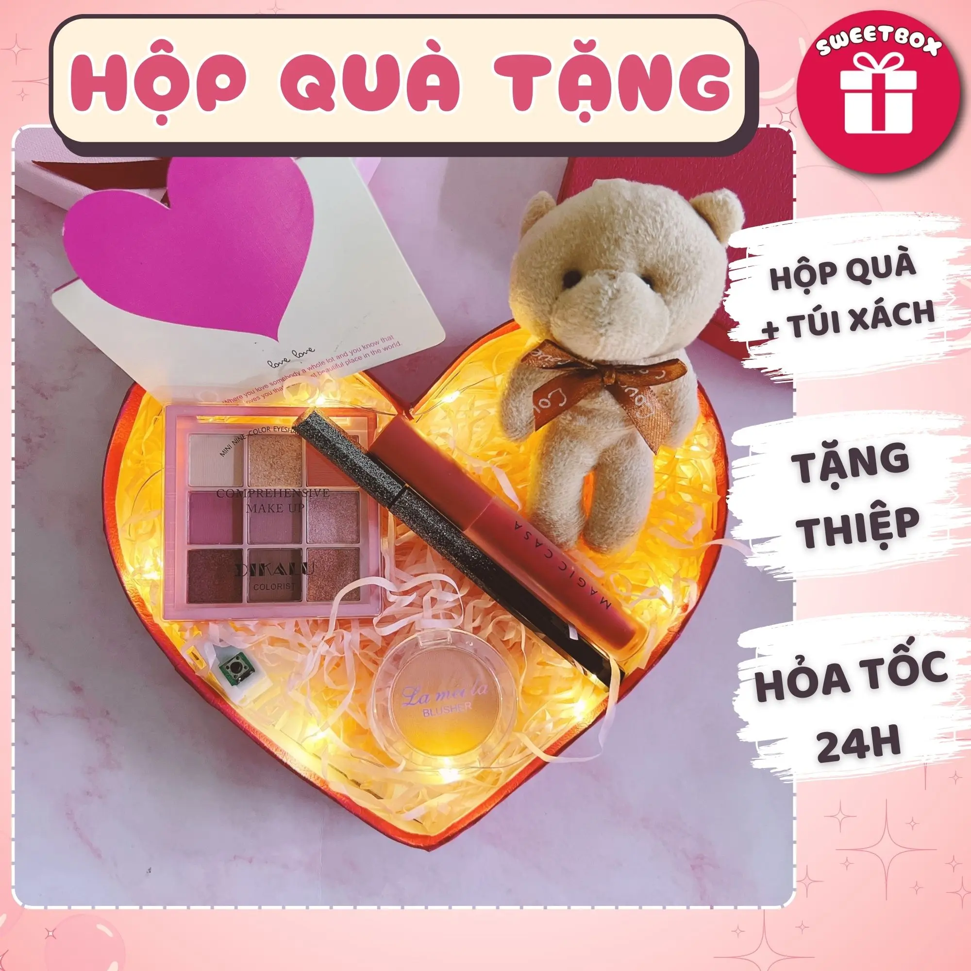 Set quà Pretty Love - Món quà không thể thiếu trong ngày 8/3, Valentine, sinh nhật