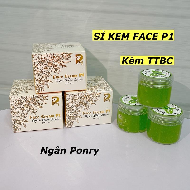 [ Bộ 3 hộp - 5gram ] Kem Face P1 Ponry Chăm Sóc Da Mặt Skincare Làm Đẹp Da Nữ Dưỡng Ẩm Da Women